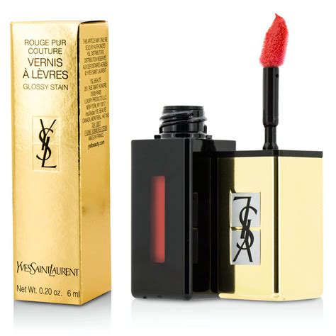 yves saint laurent rouge pur couture à lèvres glossy stain|ysl rouge pur couture commercial.